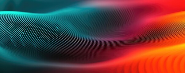 Fototapeta premium Noise abstract background concept. Vibrant waves of color creating a dynamic abstract digital background for design.