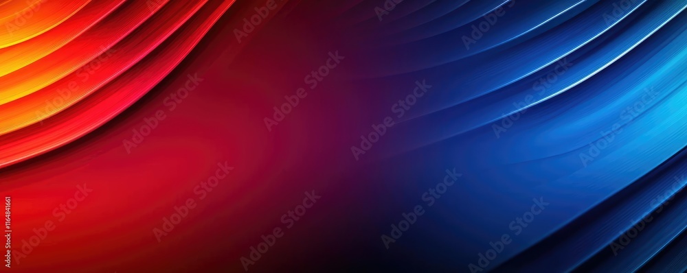 Poster noise abstract background concept. vibrant waves of red and blue create an abstract digital backgrou