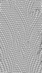 black and white hexagonal tessellation