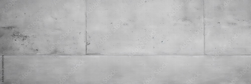 Poster high-resolution texture of smooth cement floor with subtle variations in gray color for design and a