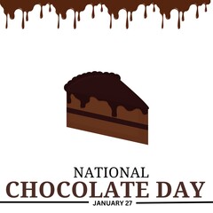 National Chocolate Cake Day. January 27 