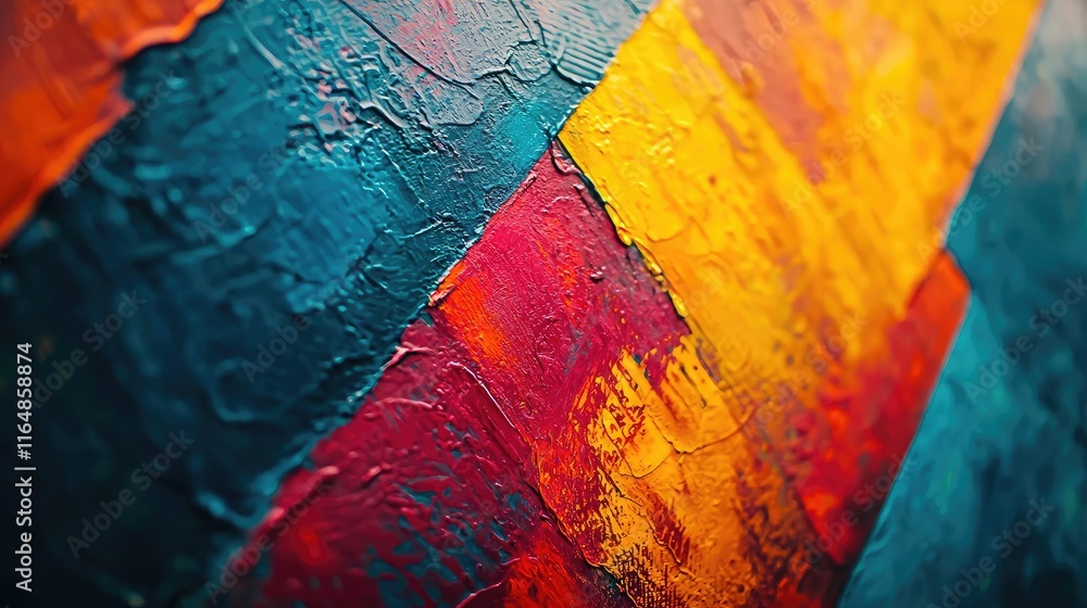 Poster graffiti abstract background idea. vibrant abstract artwork with dynamic textures and colorful patte