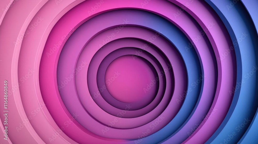Poster circles abstract background idea. colorful abstract circular patterns in vibrant pink and blue hues 