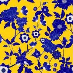 Beautiful pattern with flowers and leaf.Floral vector illustration © thitiphorn