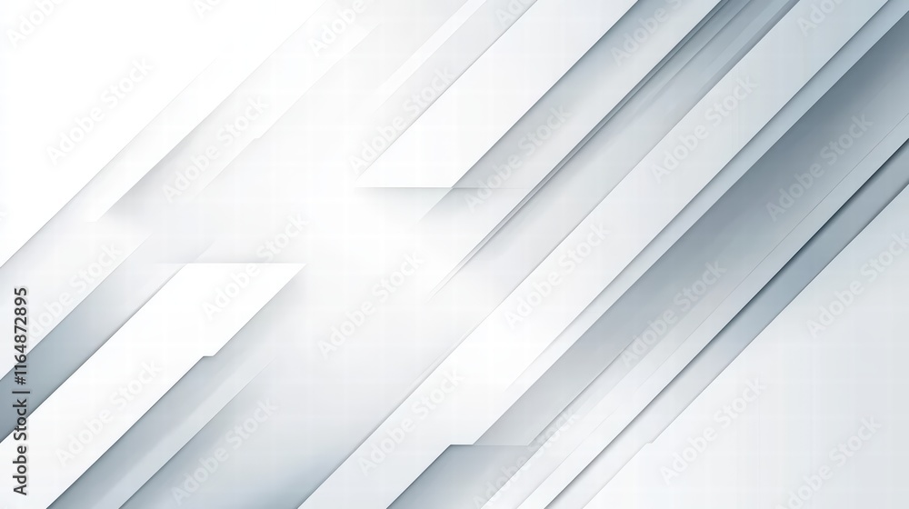 Poster abstract grey and white background with dynamic lines for modern design and creative projects