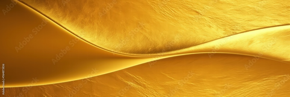 Poster stunning gold texture background with smooth waves and luminous finish for design projects and creat