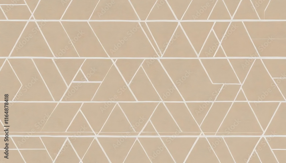 Poster abstract beige triangle pattern background design