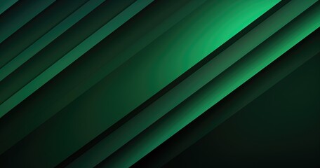Obraz premium Abstract green diagonal lines creating a modern and dynamic visual effect.