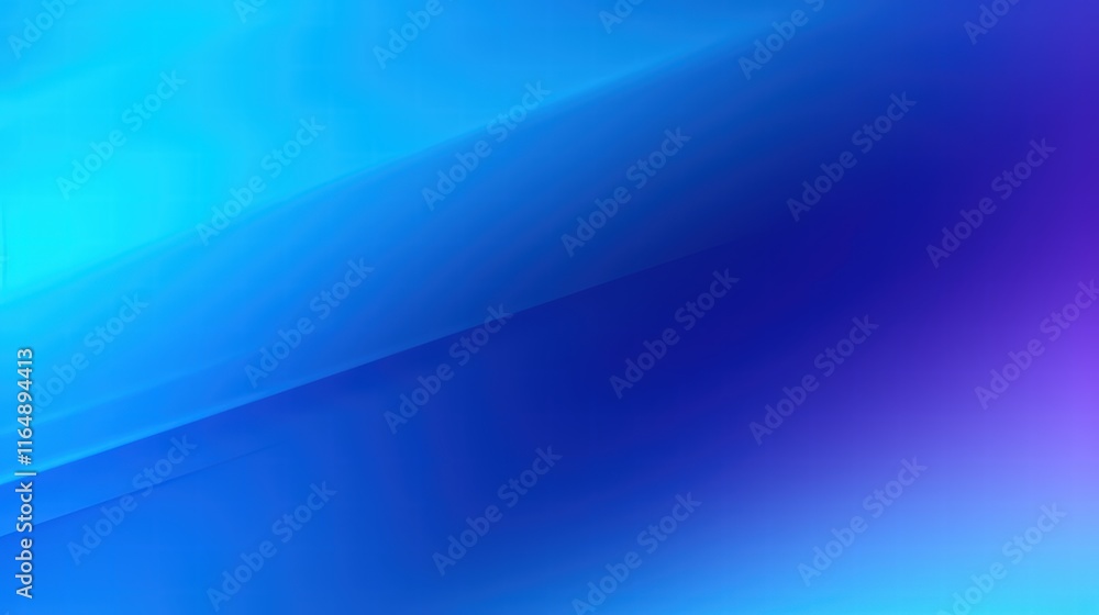 Poster abstract blue gradient background with soft flowing lines for use in digital designs and artworks