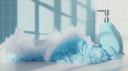 Experience ultimate relaxation with our luxurious blue bubble bath soap. Elevate your bath time with calming indulgence.