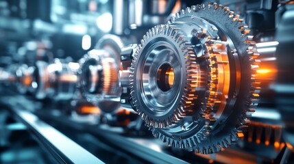 Fototapeta premium Futuristic future industry concept