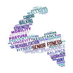 Senior Fitness Word Cloud