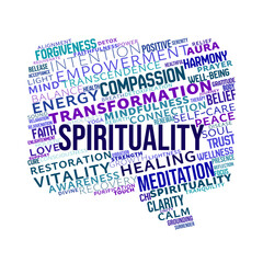 Spirituality and Healing Word Cloud
