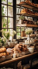 Fototapeta premium Rustic Bakery Display