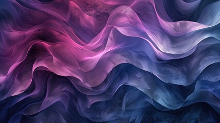 Fototapeta premium Abstract waves of color blend seamlessly, creating a soothing and dynamic visual experience.