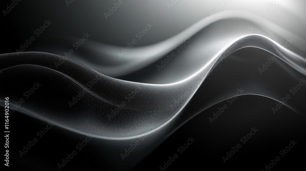 Poster minimalistic black gradient wallpaper with smooth transitions and sleek design, ideal for creating a
