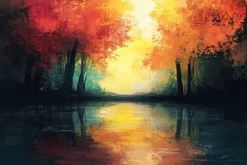 blending texture, color, and brushstroke expressions. Generative AI