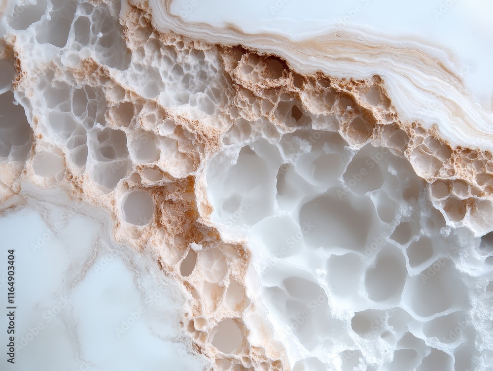 Poster abstract natural stone background with cream and beige tones, intricate patterns and textures for de