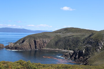 View of the coast from Cape Bruny Lighthouse
