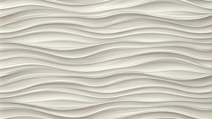 Abstract Off-White Wave Pattern Background Texture for Design