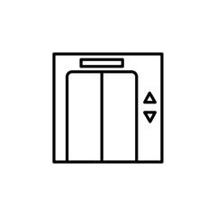 elevator icon vector symbol isolated