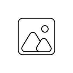 gallery icon vector symbol isolated