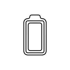 fully charged icon vector symbol isolated