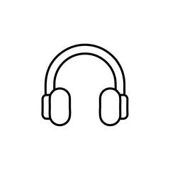 headphone icon vector symbol isolated