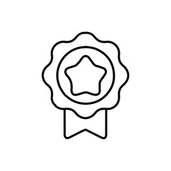 medal icon vector symbol isolated