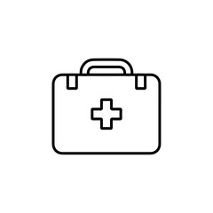 med kit icon vector symbol isolated