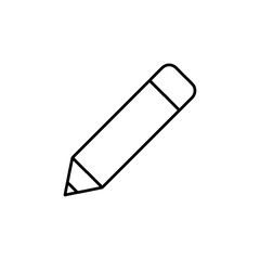 pencil icon vector symbol isolated