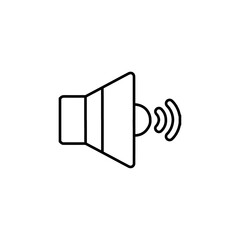 speaker icon vector symbol isolated