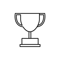 trophy icon vector symbol isolated