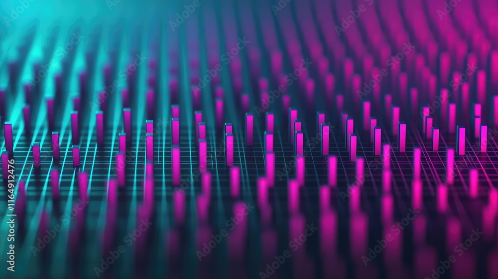 Poster noise abstract background concept. abstract digital wave pattern with vibrant colors and dynamic tex