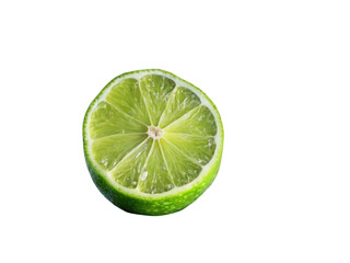 lime on white background