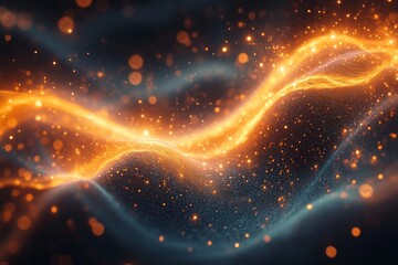 Obraz premium Intricate fractals stretching across a digital universe. Generative AI