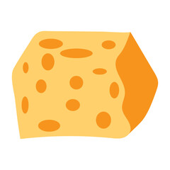 cheese melted element vector illustration