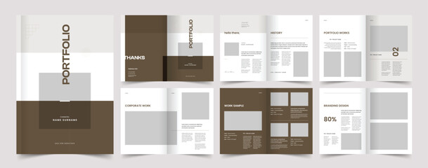 Minimalist Portfolio Brochure