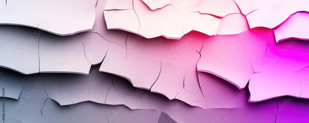 Poster torn abstract background idea. abstract cracked surface texture with vibrant colors for creative bac