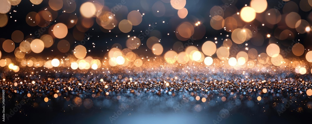 Poster sparkle abstract background idea. a stunning display of shimmering lights in an artistic abstract ba