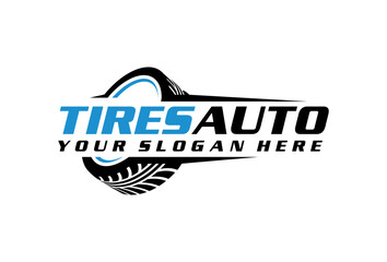 creative tire logo, tire store logo design vector template © Locho99