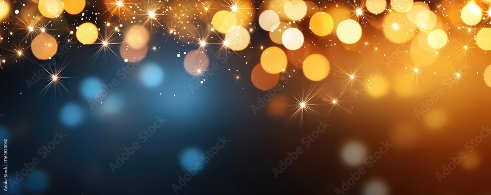 Poster sparkle abstract background idea. shimmering lights create a magical and festive atmosphere with vib