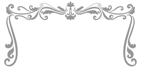 Vintage Flowers, Ornamental Flowers, Black Shadow, Roman Ornament