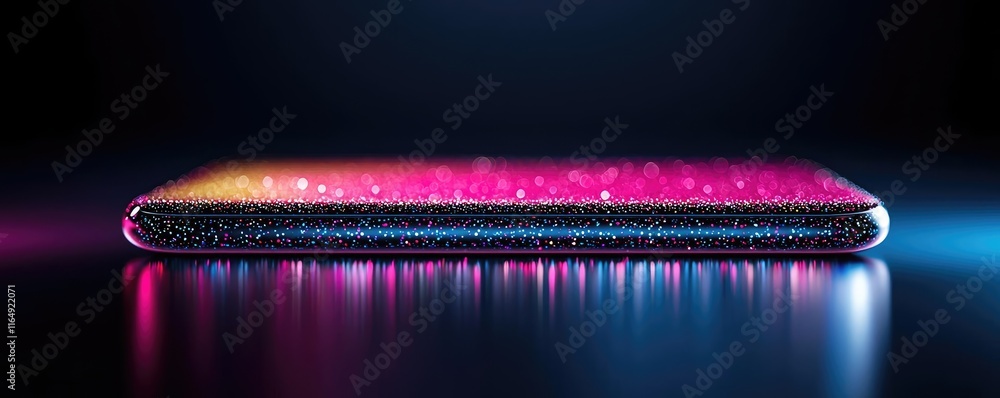 Aufkleber sparkle abstract background idea. abstract smartphone design with vibrant colors and reflections on 