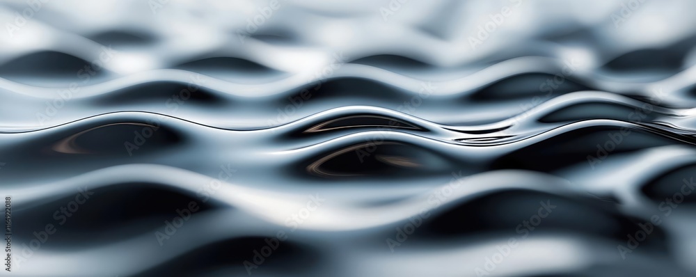 Poster sparkle abstract background idea. a close-up view of smooth, flowing water creating elegant, natural
