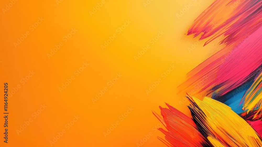 Poster graffiti abstract background idea. vibrant abstract background featuring bright colors and dynamic b