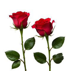 Obraz premium Red Roses flower