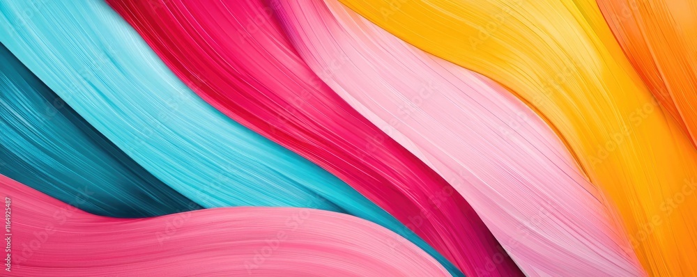Poster graffiti abstract background idea. vibrant abstract waves of color flowing gracefully in a dynamic c