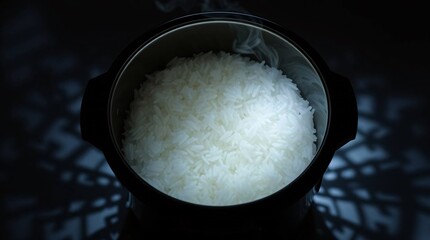 Electric Rice Cooker with Steaming Rice