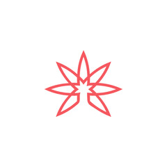 M star logo, M leaf logo and M with sun premium icon logo design, vector illustration